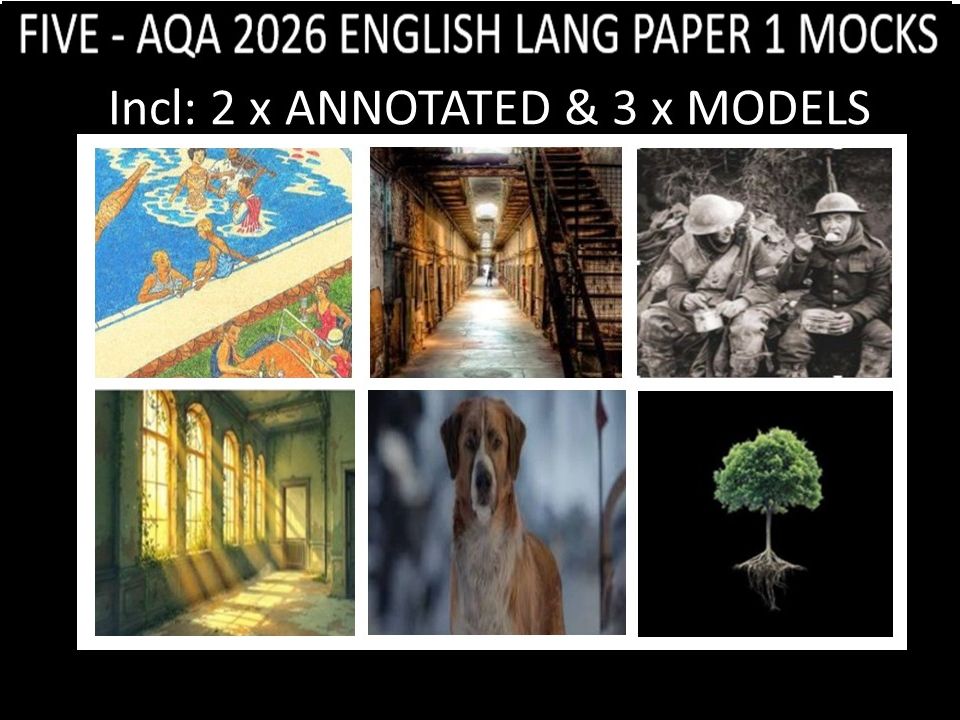 FIVE - AQA PAPER 1 | 2026 FULL MOCKS | ANNOTATED | MODELS