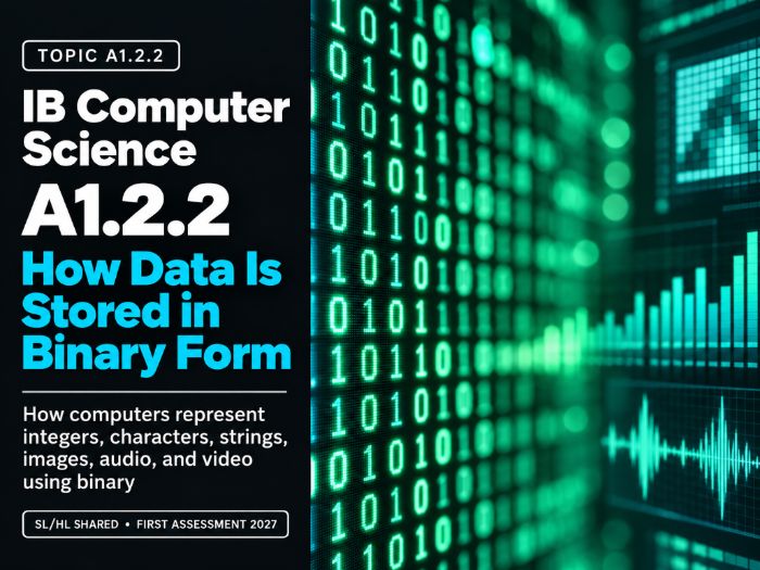 IB Computer Science A1.2.2: Binary Data