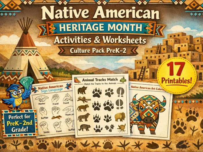 Native American Activities PreK-2