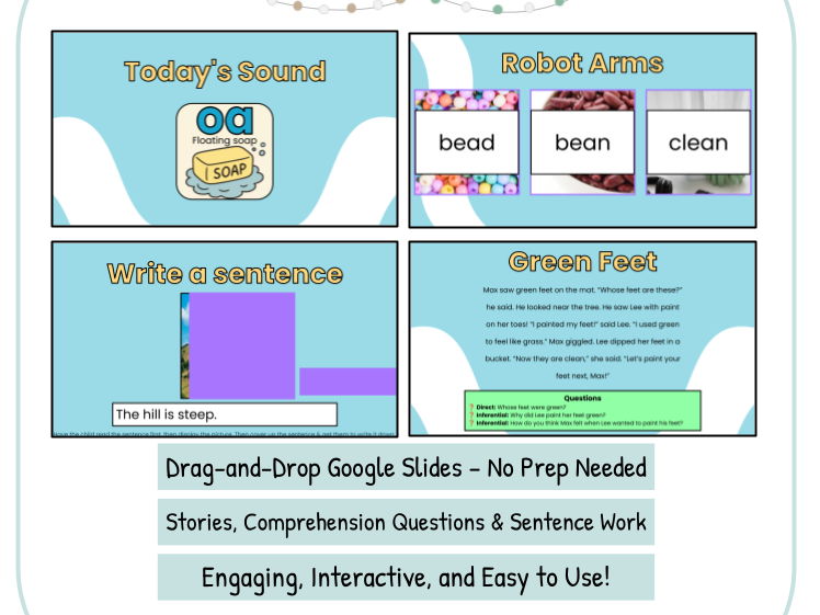 Grade 1: Vowel Teams | Digital Phonics Lessons | Long Vowel Sounds