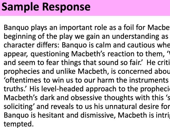 Leaving Cert Macbeth