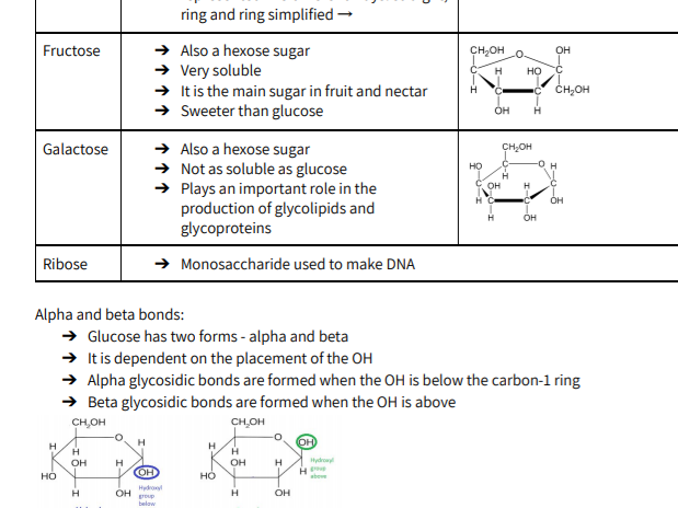 A Level Edexcel Biology SNAB A Topic 1 Revision