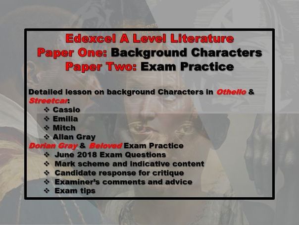Edexcel A Level Literature Lesson