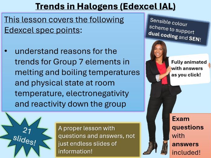 Trends in Halogens | Full Lesson (click for video preview)