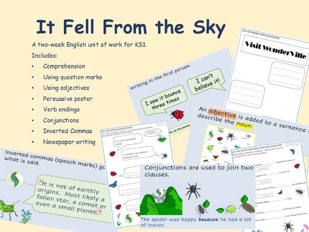It Fell From the Sky - KS1 English unit