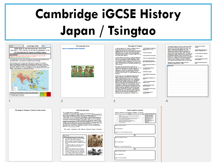 iGCSE | Japan and Siege of Tsingtao