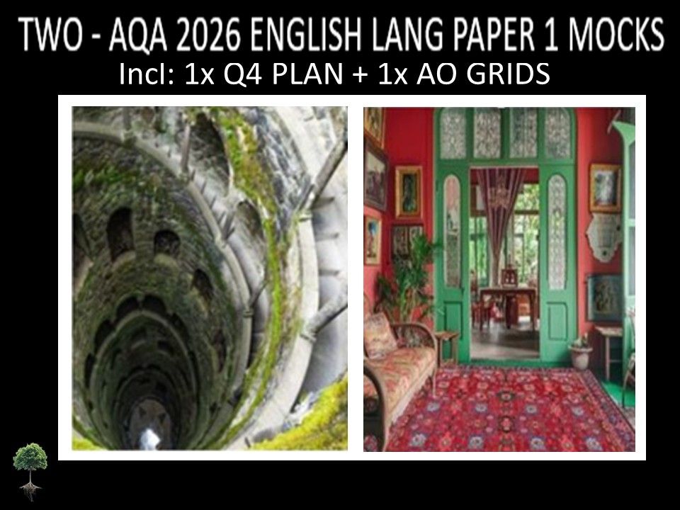 TWO - AQA PAPER 1 | 2026 FULL MOCKS | Q4 PLAN | AO GRIDS