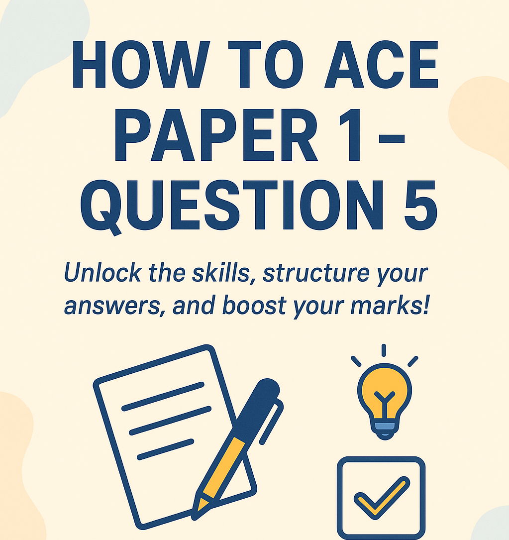 Paper 1 Question 5 Bundle