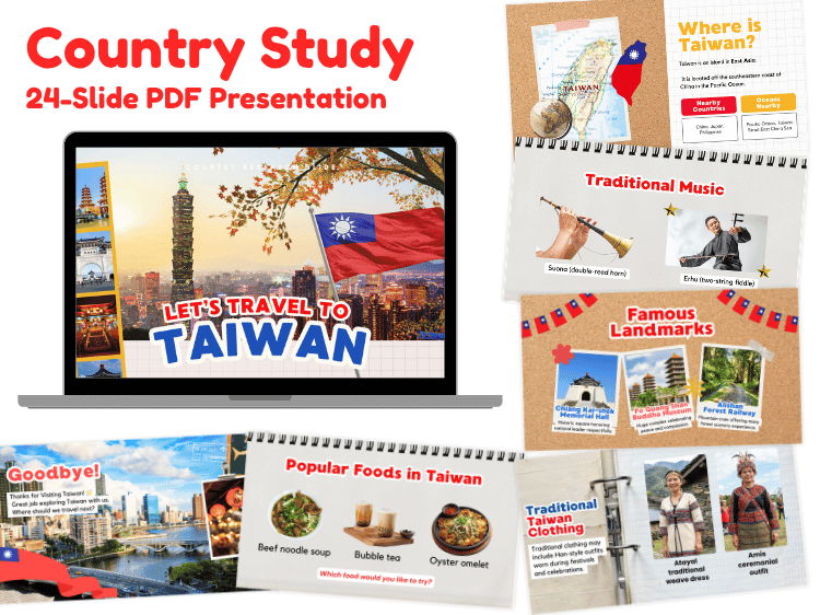 Taiwan Country Study | Geography & Culture 24-Slide Presentation