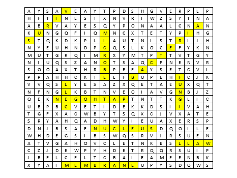 Differentiated microbe word searches