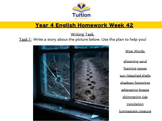 42. Year 4 Creative Writing & Spelling