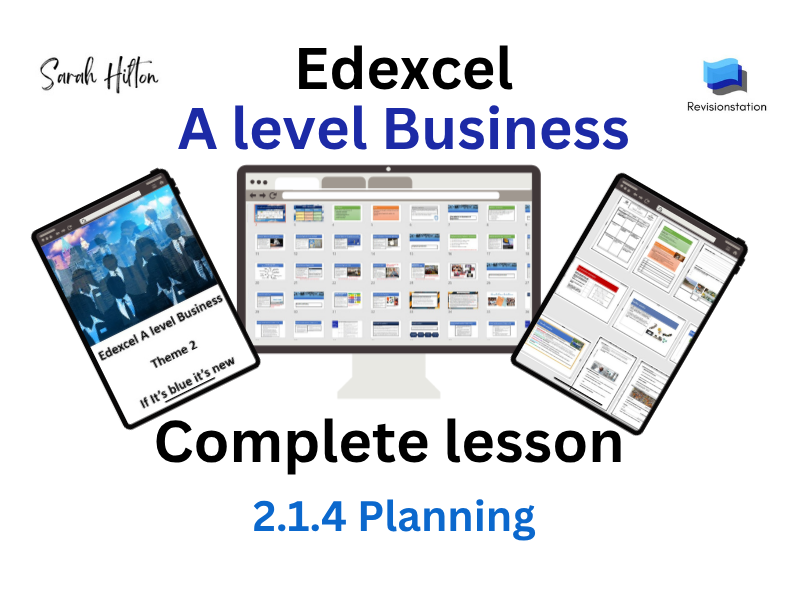 Edexcel A Level Business 2.1.4 Planning (complete lesson) 214