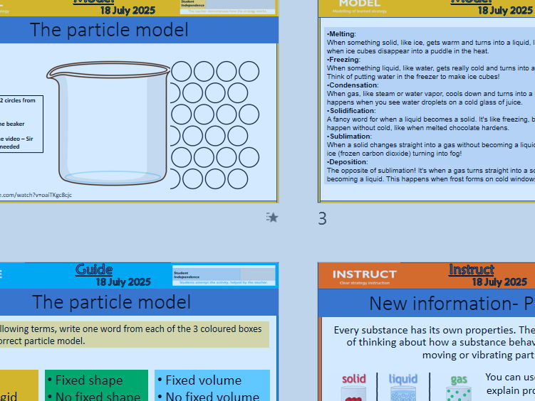 1.1 the particle model