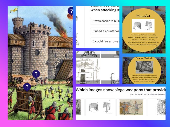 Attacking a Castle – Interactive Hotspot Activity (KS3)