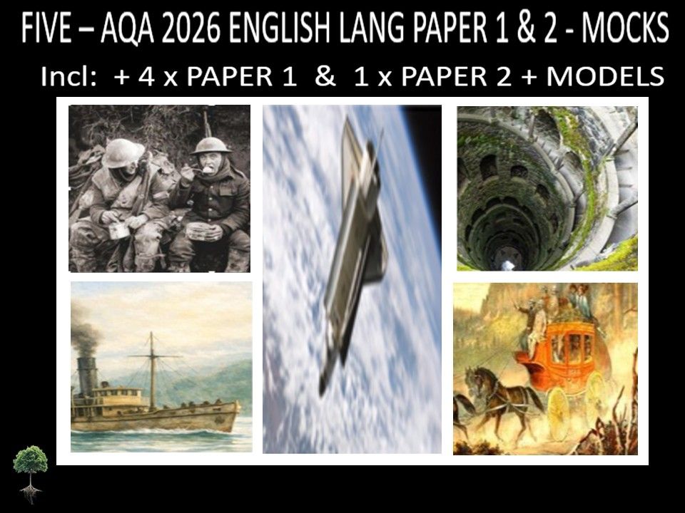 FIVE - AQA PAPER 1 & 2 | 2026 FULL MOCKS | MODELS