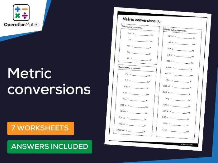 Metric conversions