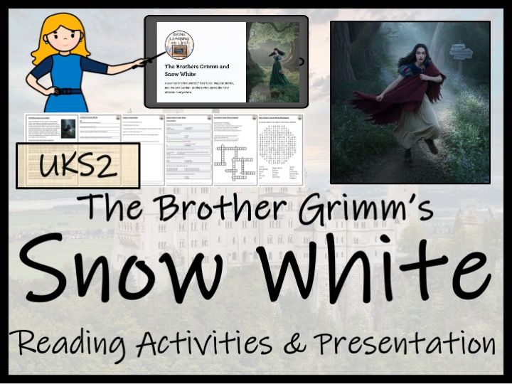 Brothers Grimm's Snow White Reading Comprehension | Year 5 or Year 6