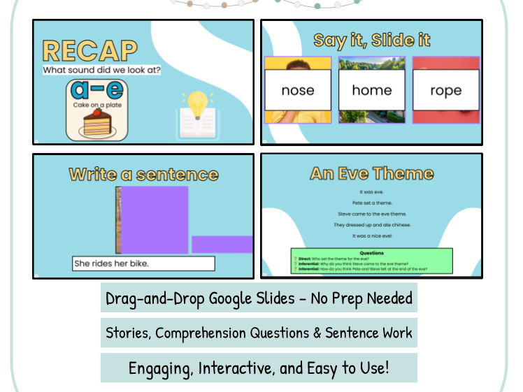 Grade 1: Digital Phonics Lessons | Silent e
