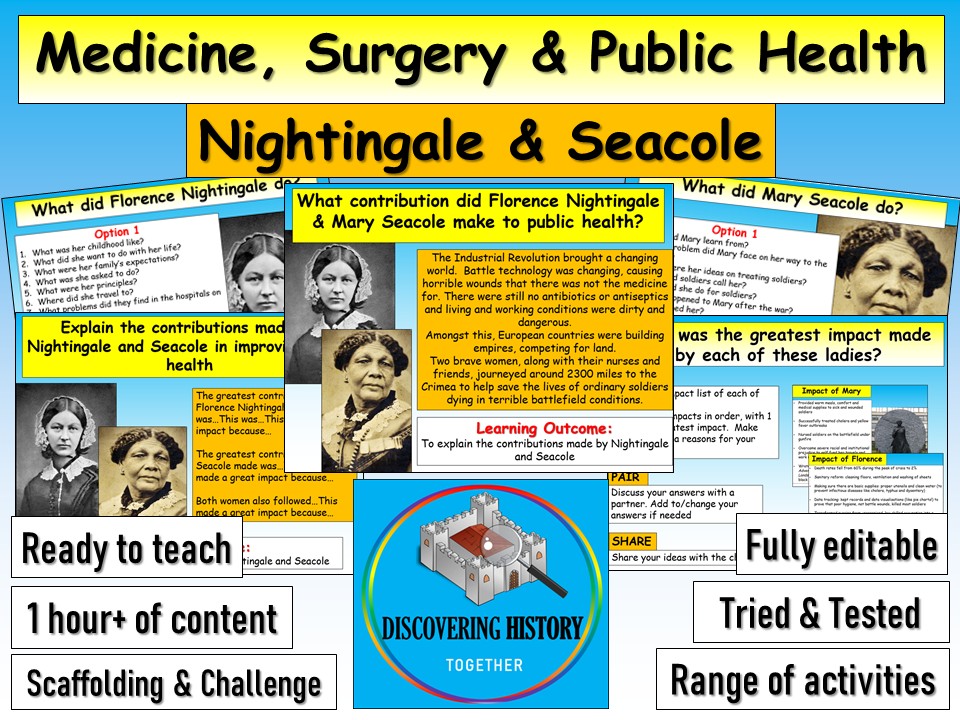 Florence Nightingale + Mary Seacole