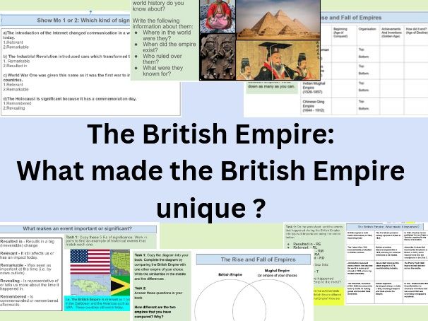 KS3 History - Introduction to the British Empire Lesson