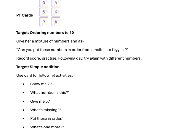 Maths intervention pack