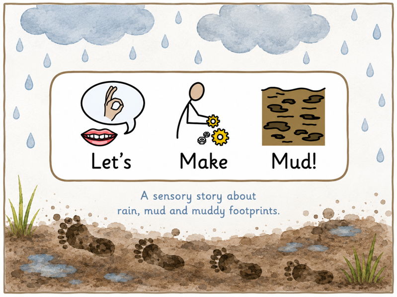 Muddy Footprints Sensory Story