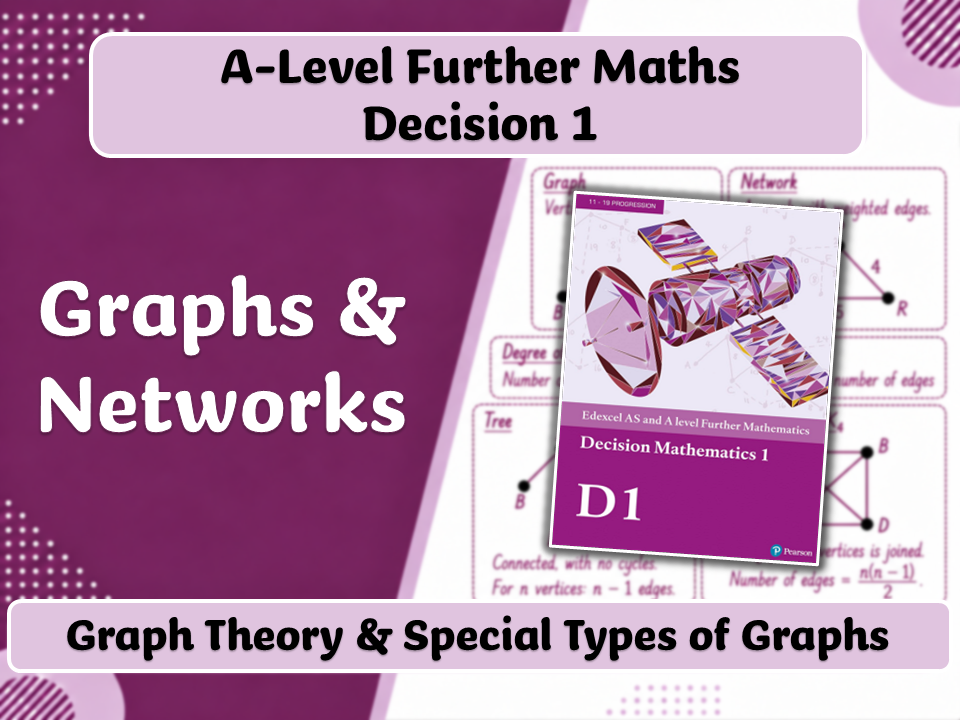 A-Level Further Maths | Decision 1 | Graph Theory and Special Types of Graphs