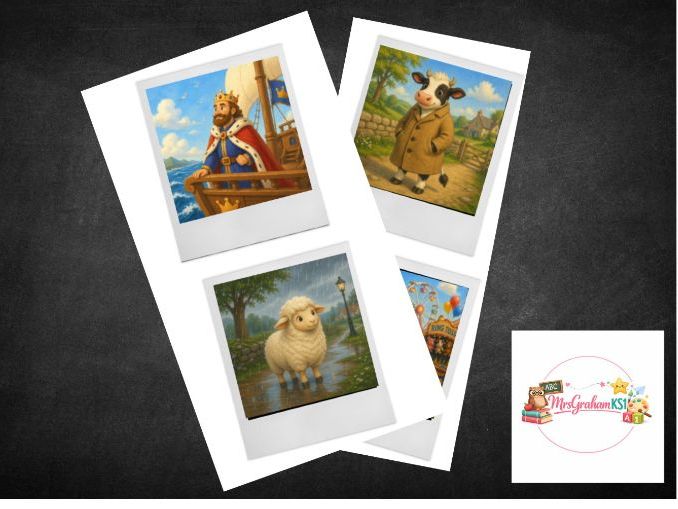 Polaroid Phonics Captions - Phase 3