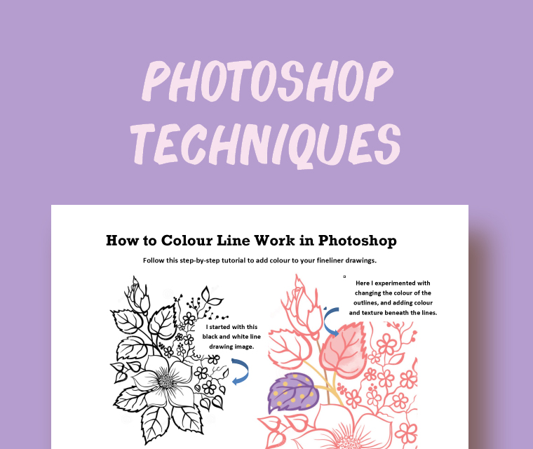 Photoshop Techniques: How to Colour Linework