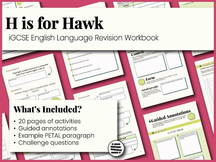 H is for Hawk | iGCSE English Language Revision Workbook