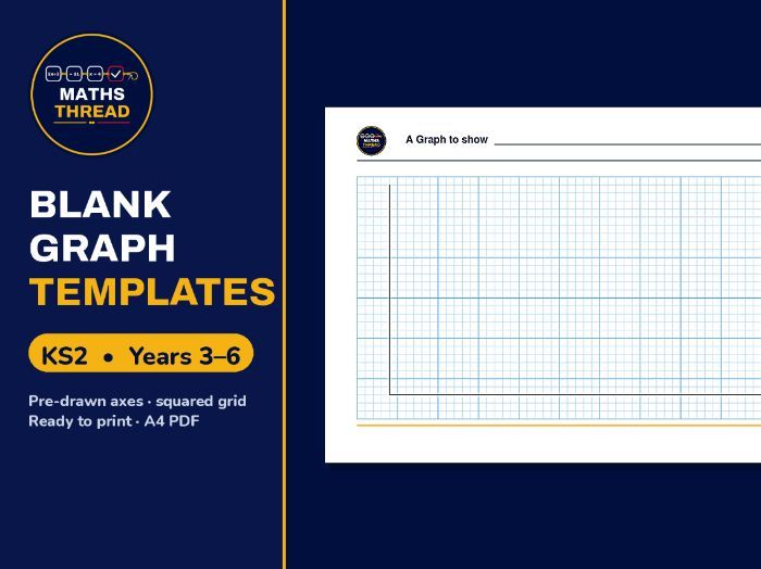 Blank graph templates for KS2 Maths