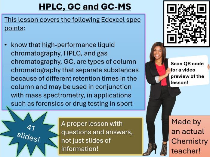 Gas Chromatography Mass Spectrometry | HPLC (scan for video preview)