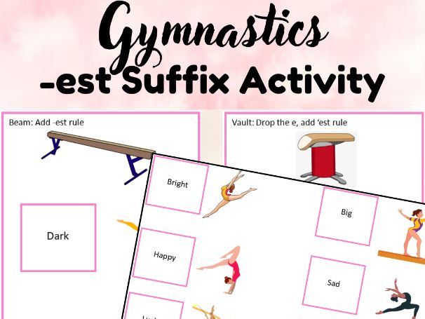 Gymnastics -est Suffix Activity