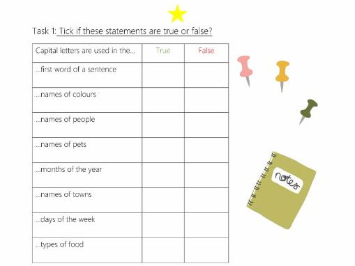 Grammar Holiday/Homework booklet