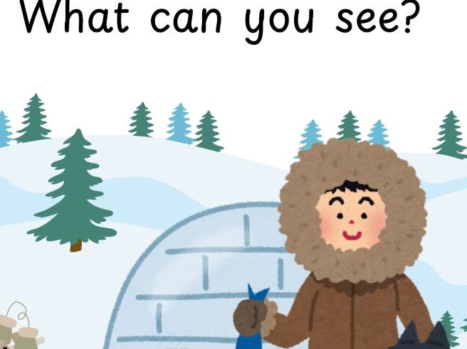 Winter Early Writing - What can you see?