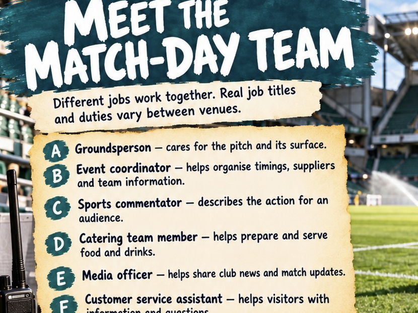 Behind the Scenes: Football Careers Workbook | Employability | KS3 KS4 SEND