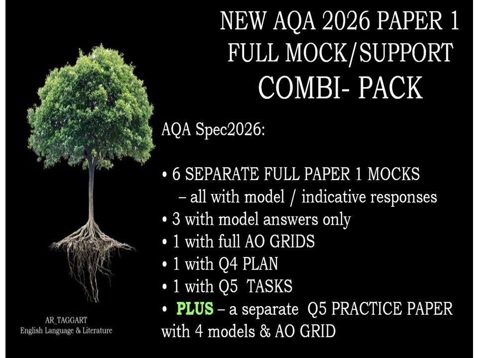 PAPER 1 – 2026 COMBI PACK (7) | FULL MOCKS | MODELS | AO GRID | Q4–Q5 FOCUS