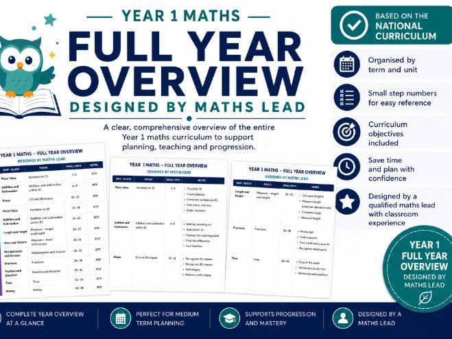 Year 1 - Maths Full Year Overview