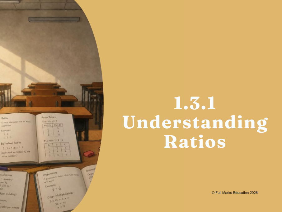 IB Maths MYP Year 1, Unit 3 - 1.3.1 Understanding Ratios