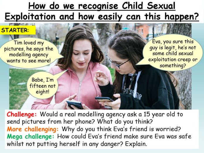 Child Sexual Exploitation CSE + Porn RSE