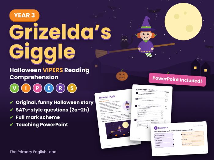 Year 3 Halloween VIPERS Reading Comprehension