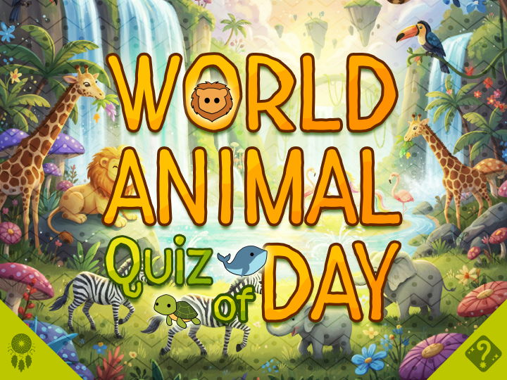 Quiz of World Animal Day | Animal Quiz | Educational Fun Trivia Activity