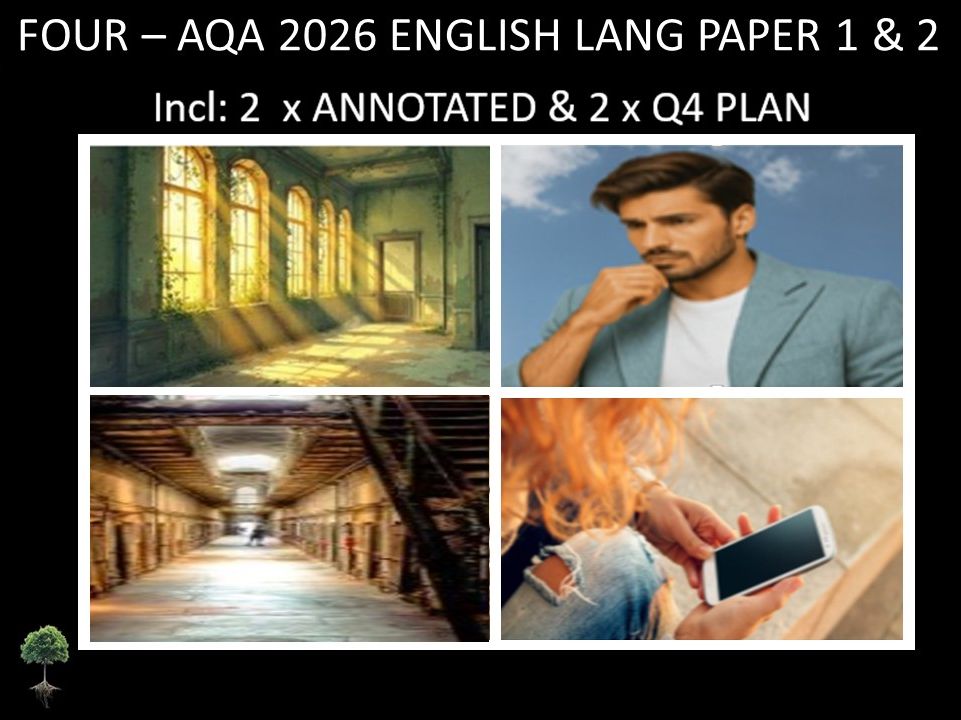 FOUR - AQA PAPER 1 & 2| 2026 FULL MOCKS | ANNOTATED | Q4 PLAN
