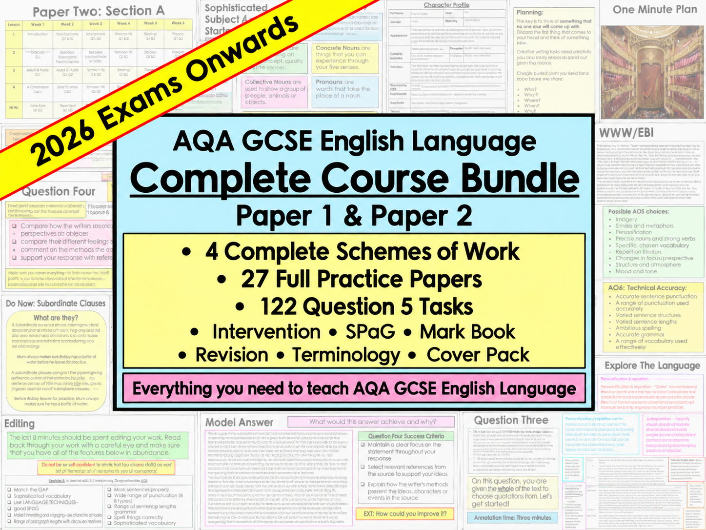 AQA GCSE English Language Complete Course | Paper 1 & 2 | 2026+