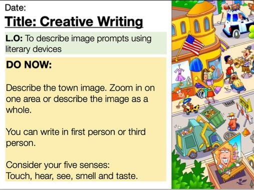 2 Lessons - Descriptive Writing
