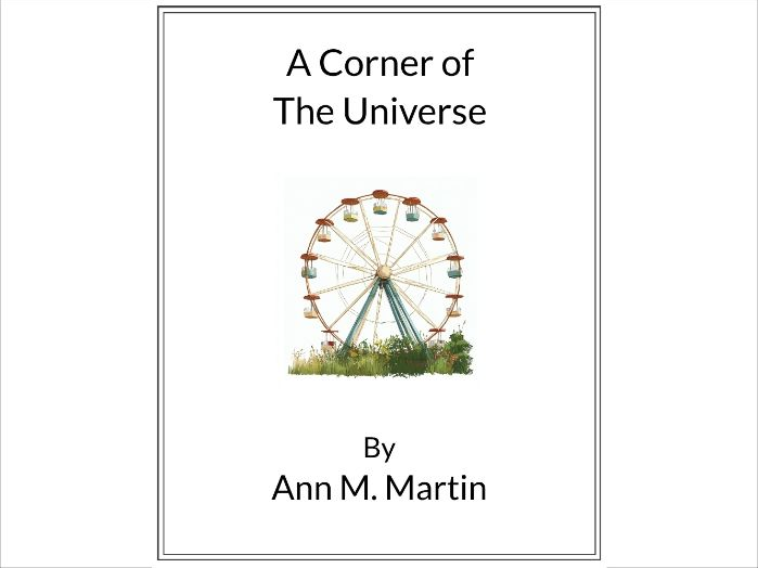 A Corner of the Universe by Ann M. Martin - (Lesson Plan)