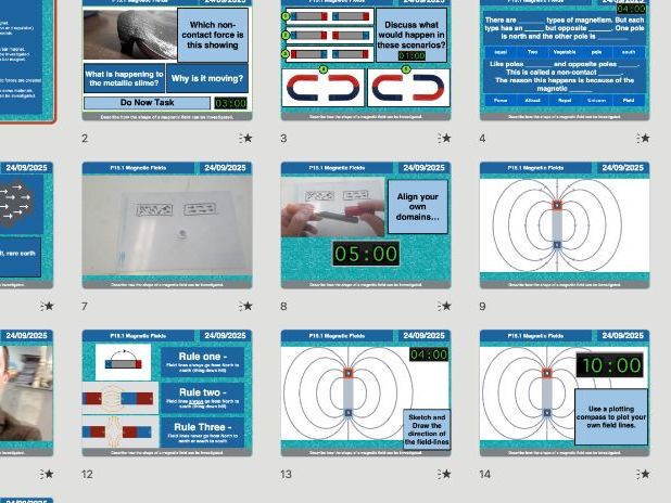 AQA GCSE Physics P15.1 – Magnetic Fields | Editable Lessons, Worksheets & Answers + Free AI Marking
