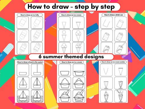 How to draw - step by step | Teaching Resources