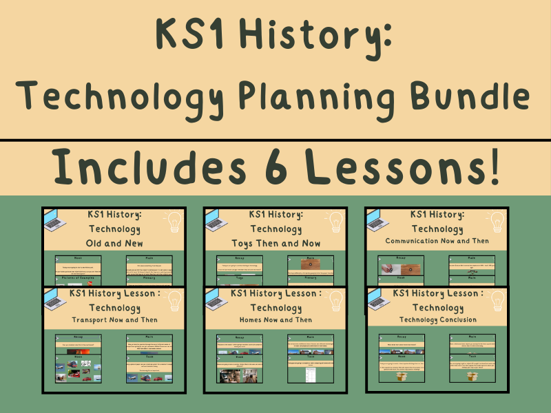 KS1 History: Technology Bundle