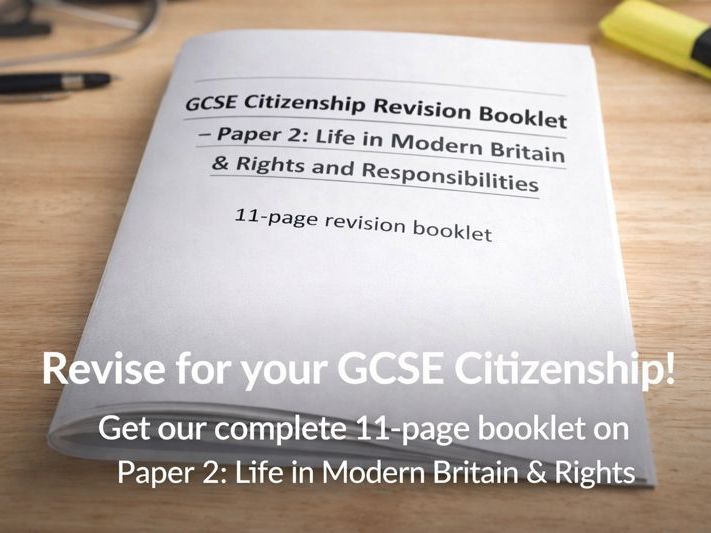 AQA GCSE Citizenship: Paper 2 - Revision Booklet